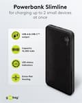 Pikkukuva 4 / 8: Goobay Powerbank Slimline 10.000 mAh kraftfulla 10 000 mAh i en praktisk och kompakt design med statusljusdioder