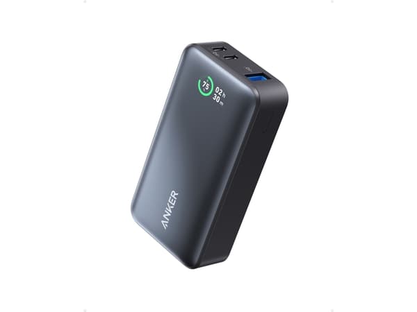 Anker 533 Power Bank (PowerCore 30W), 10000 mAh, Lithium, Power Delivery, PowerIQ 3.0, Quick Charge 3.0, 5 V, Sort Sort