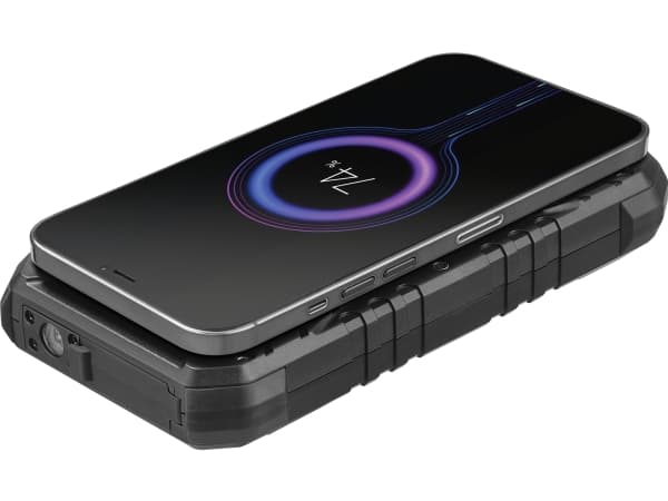 Sandberg Active Survivor - Strømbank - 10000 mAh - 37 Wh - 22.5 watt - 5 A - PD - 2 utgangskontakter (USB, 24 pin USB-C) - på kabel: USB-C