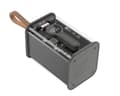 Miniatyrbilde 2 av 5: Gembird - Strømbank 4 x 21700 - 18000 mAh - 20 watt - 3 A - QC 3.0 - 2 utgangskontakter (USB, 24 pin USB-C) - svart, gjennomsiktig