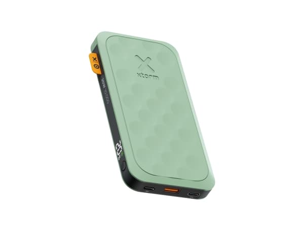 xtorm Fuel Series 5 - Strömförsörjningsbank - 10000 mAh - 20 Watt - PD, QC 3.0 - 3 utdatakontakter (USB, 2 x USB-C) - grön