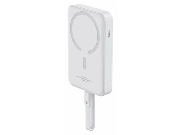 Baseus P1002210B223-00, 10000 mAh, Lithium Polymer (LiPo), Trådløs lading, 30 W, Hvit