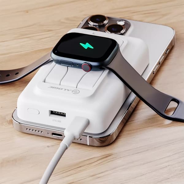 Alogic Magsafe Trådlös Powerbank 10000 mAH - Vit