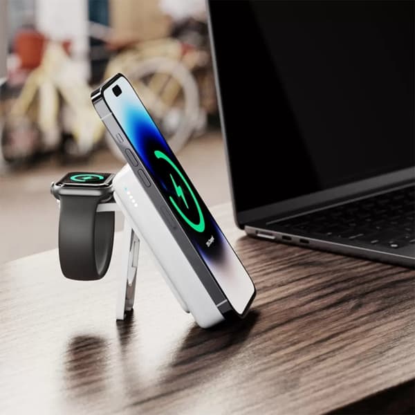 Alogic Magsafe Trådlös Powerbank 10000 mAH - Vit
