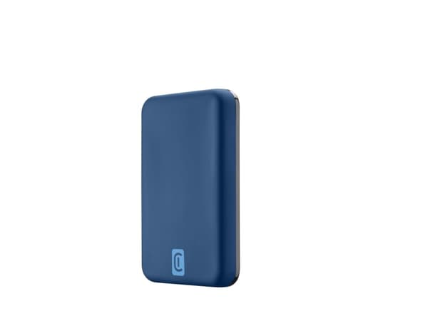 Cellularline 8018080449611, 5000 mAh, Trådløs lading, Blå