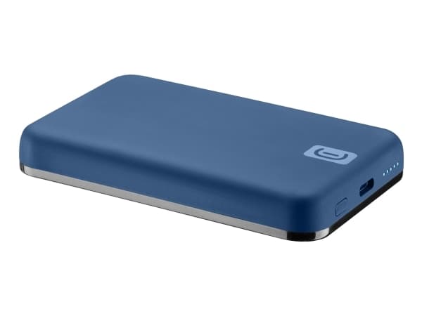 Cellularline 8018080449611, 5000 mAh, Trådløs lading, Blå