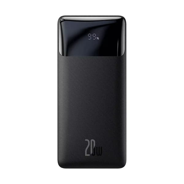 Baseus Digital Display Snabbladdare 10000mAh 20W - Svart Svart