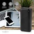 Miniatyrbilde 10 av 11: Nedis Power Bank | 32000 mAh | 2.4 / 3.0 / 3.25 A | Antall utganger: 2 | Utgangstilkobling: 1x USB-A / 1x USB-C™ | Inngangstilkobling: 1x Micro USB /