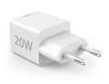 Miniatyrbilde 4 av 5: Hama - Strømadapter - 20 watt - 3 A - PD, QC 2.0, QC 3.0 - 2 utgangskontakter (USB-type A, 24 pin USB-C) - hvit