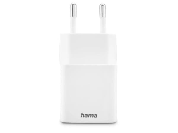 Hama - Strømadapter - 20 watt - 3 A - PD, QC 2.0, QC 3.0 - 2 utgangskontakter (USB-type A, 24 pin USB-C) - hvit