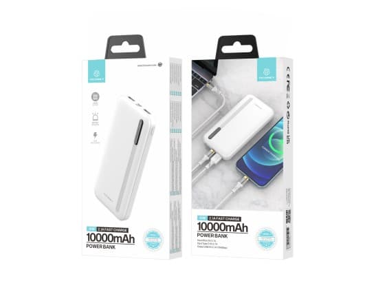 Snabbladdande Powerbank 2.1A 2Port