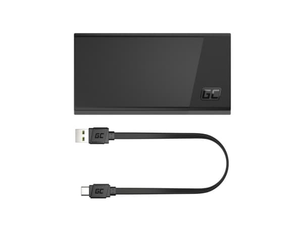 Green Cell PBGC03S, 20000 mAh, Lithium Polymer (LiPo), Adaptive Fast Charging, Power Delivery, Power Delivery 3.0, Quick Charge 1.0, Quick Charge 2.0