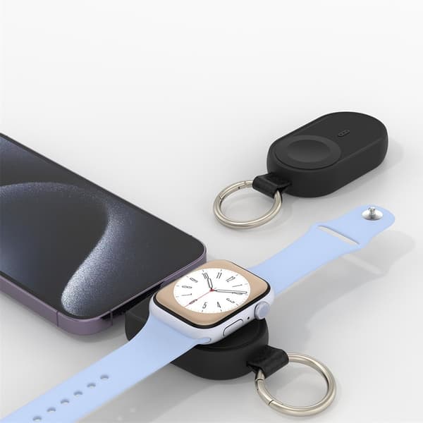 Qi Wireless Powerbank til Apple Watch Series 1-9 1200mAh