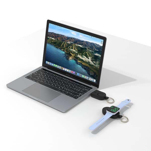Qi Wireless Powerbank til Apple Watch Series 1-9 1200mAh
