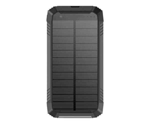 PowerNeed S20000Q, Utendørs, Lightning, Solar, USB, Trådløs lading, Sort