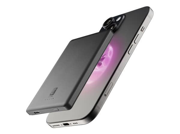 Cellularline 8018080471674, 5000 mAh, Trådløs lading, Grå