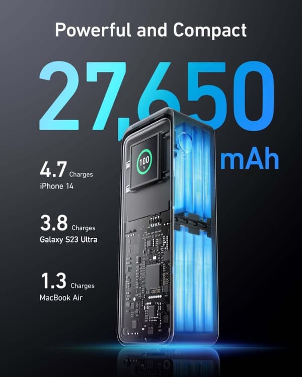 Anker Prime 250W Powerbank, 27650 mAh