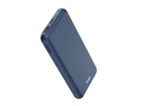 Trust Redoh - Strømbank - rask - 10000 mAh - 37 Wh - 18 watt - PD 2.0, QC 3.0 (4 pin USB Type A (QC 3.0), 2 x 24 pin USB-C (PD)) - på kabel: USB-C -