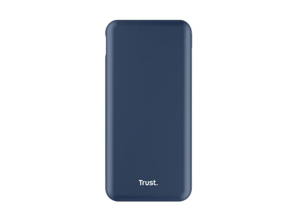 Trust Redoh - Strømbank - rask - 10000 mAh - 37 Wh - 18 watt - PD 2.0, QC 3.0 (4 pin USB Type A (QC 3.0), 2 x 24 pin USB-C (PD)) - på kabel: USB-C -