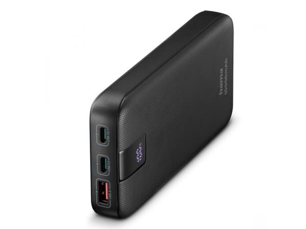 Hama 00201718, 10000 mAh, litiumpolymer (LiPo), Quick Charge 3.0, antrasitt