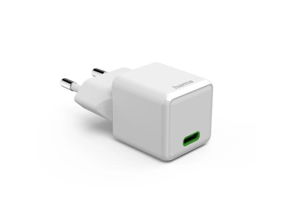 Hama pikalaturi, USB-C, PD/Qualcomm®, super mini laturi, 25 W, valkoinen (00201981)