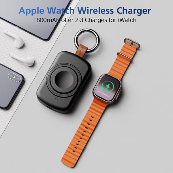 PowerBank För A Watch Series 1-3 42 4-6 SE 44 7-9 45 Ultra+2 49
