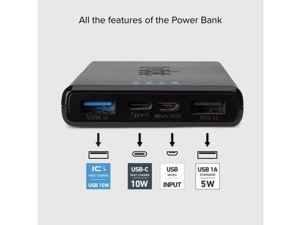 SBS TTBB10000TCK powerbank med 10.000 mAh