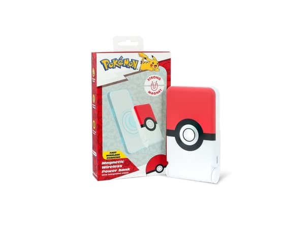 OTL Technologies Pokemon Pokeball, 5000 mAh, Red, White