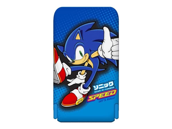 OTL Technologies Sonic the Hedgehog - Trådlös powerbank - Li-pol - 5000 mAh - 18.5 Wh - 15 Watt Blå