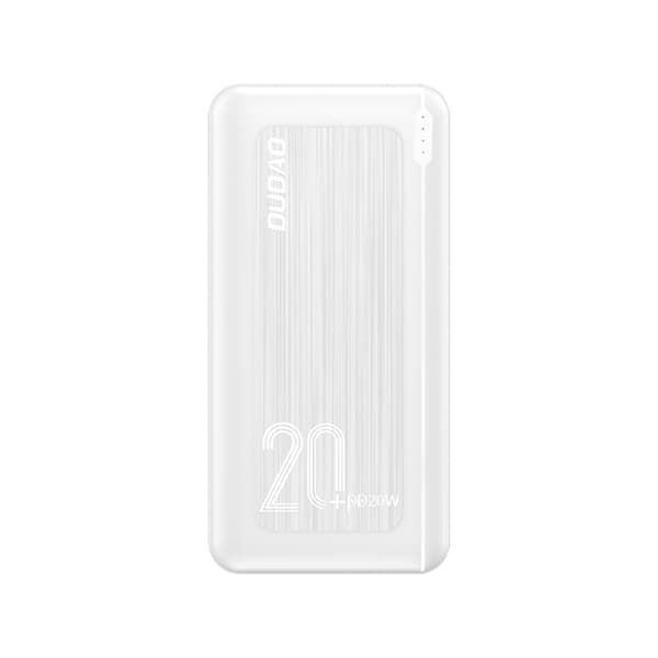 Dudao K12PQ+ powerbank 20000mAh 20Watt Hvit Hvit