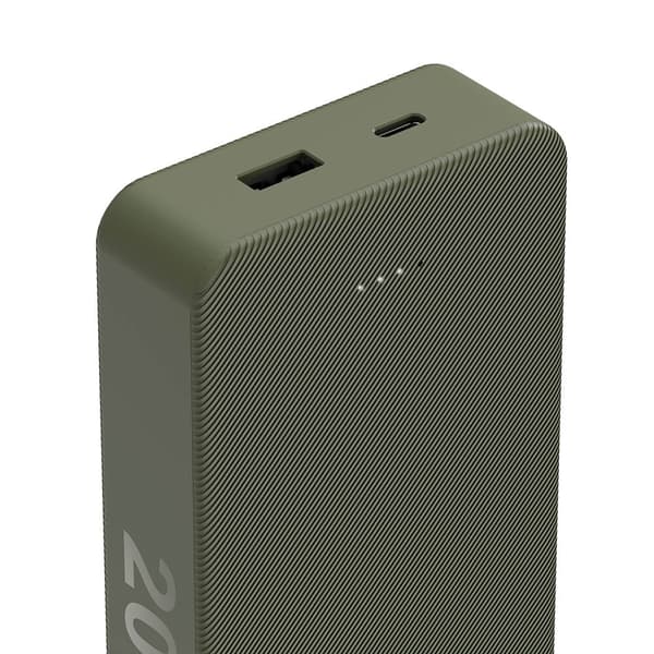 Hama Powerbank Colour 20 20000mAh USB-C+USB-A Green