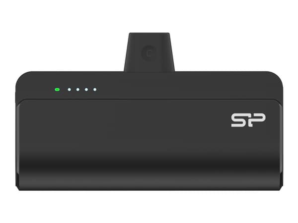 Silicon Power Power Bank QD50 - Strømbank - 5000 mAh - 20 watt - 3 A - PD, QC 3.0, QC 4.0 (24 pin USB-C) - svart