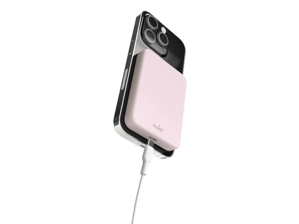 PURO PUFCBB40P2MAGROSE, 4000 mAh, Lithium Polymer (LiPo), Trådløs lading, 5 W, Rosa