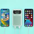 Miniatyrbild 8 av 11: Acefast Powerbank 20000mAh 30W Sparkling Series M2 - Grön
