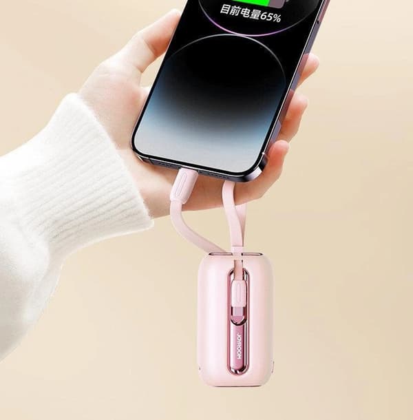 Joyroom Mini Powerbank 10000mAh 22.5W Colorful Series - Rosa