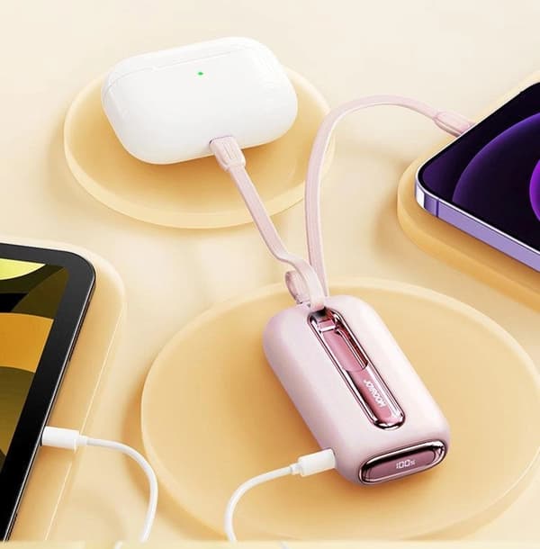 Joyroom Mini Powerbank 10000mAh 22.5W Colorful Series - Rosa