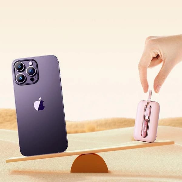 Joyroom Mini Powerbank 10000mAh 22.5W Colorful Series - Rosa