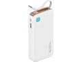 Pikkukuva 2 / 2: USAMS Powerbank with Retractable Cable USB-CRetractable 10000 mAh PD 20W Fast Charge XY Series white