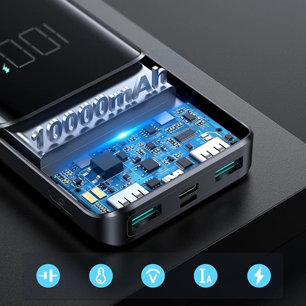 Joyroom Powerbank 10000mAh PD QC3.0 AFC - Svart