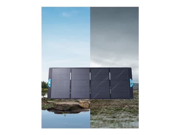 Anker SOLIX PS400 - Solpanel - portable, upgraded version - 48 V - 400 watt - svart