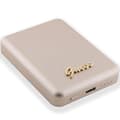 Miniatyrbild 4 av 5: Guess Magsafe Powerbank 5000mAh 15W Metal Script Logo - Guld