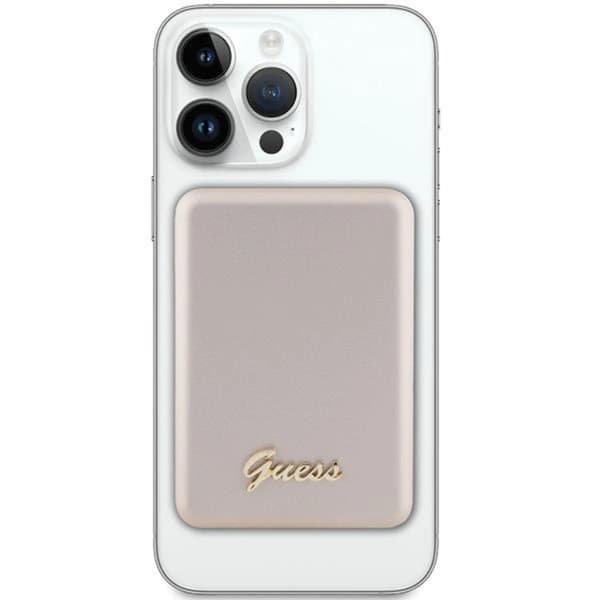 Guess Magsafe Powerbank 5000mAh 15W Metal Script Logo - Guld