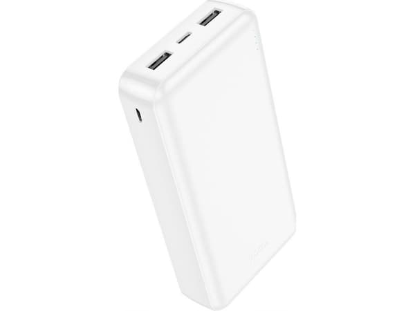 Išorinė baterija Power Bank Hoco J100A 2xUSB-A 20000mAh balta