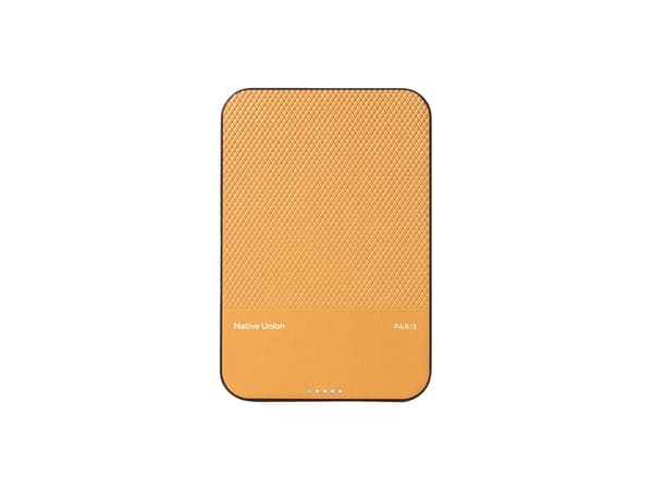 Native Union (Re)Classic Power Bank - magnetisk powerbank 5000 mAh kompatibel med MagSafe og Qi2, USB-C - USB-C-kabel 15 cm in ie (kraft)