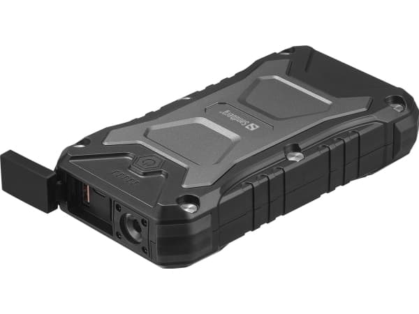 Sandberg Survivor Powerbank 20000 PD30W, 20000 mAh, Langaton lataus, Musta