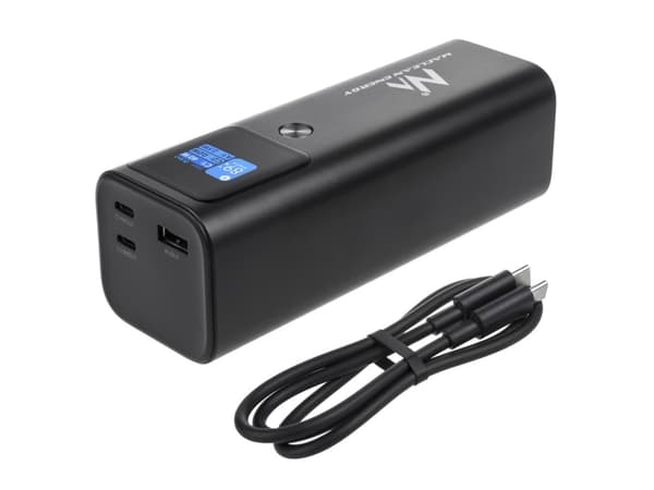 Maclean MCE335 Mobile Battery Power Bank 24600mAh Power Delivery (PD) 140W Rask/Rask/Superlading 88,56Wh 2x Typ-C USB