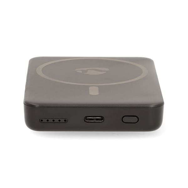 Nedis Powerbank | 5000 mAh | Trådløs opladning | 1.67 / 2.22 / 3.0 A | Antal output: 1 | Output tilslutning: 1x USB-C™ | Input forbindels: 1x USB-C™ |