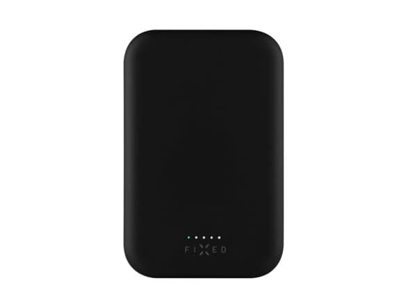FIXED MagZen - 2. generasjon - trådløs nødlader - Li-pol - 10000 mAh - 38 Wh - 20 watt - 3 A - PD 3.0 (24 pin USB-C) - svart