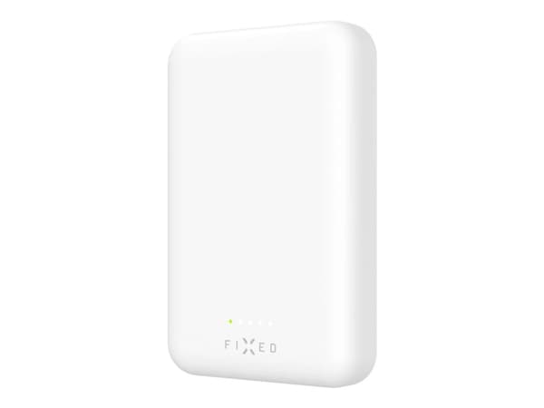 FIXED MagZen - Trådløs nødlader - Li-pol - 6000 mAh - 23.1 Wh - 20 watt - 3 A - PD 3.0 (24 pin USB-C) - hvit