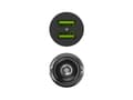 Miniatyrbilde 4 av 5: Green Cell GC CADM-GC-36AA - USB-Ladegeraet 36 W 2x USB-A schwarz, Automatisk, Innendørs, Cigartenner/lighter, 12 V, Sort